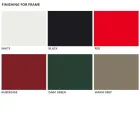 2 stapelbare barkrukken van metaal en polypropyleen gemaakt in Italië - Arlette Viadurini