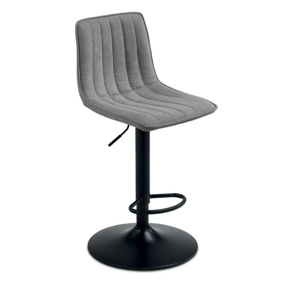 2 woonkamerstoelen met gestoffeerde zittingen in verschillende kleuren - Impeto Viadurini