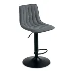 2 woonkamerstoelen met gestoffeerde zittingen in verschillende kleuren - Impeto Viadurini