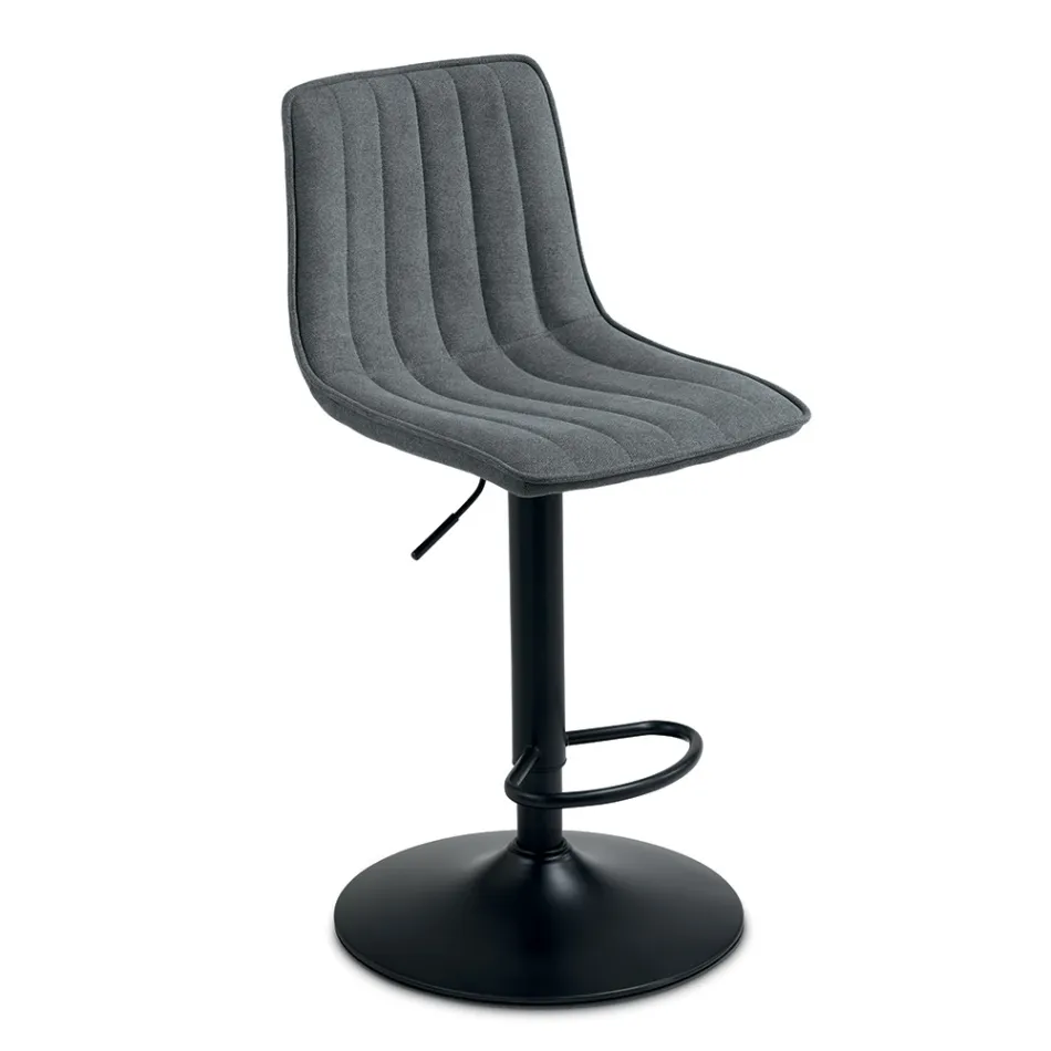 2 woonkamerstoelen met gestoffeerde zittingen in verschillende kleuren - Impeto Viadurini