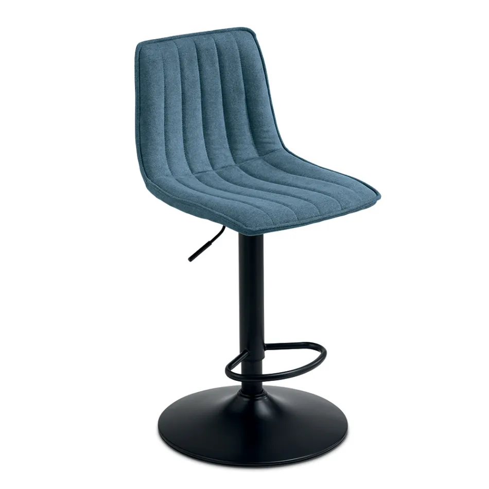 2 woonkamerstoelen met gestoffeerde zittingen in verschillende kleuren - Impeto Viadurini