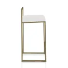 2 woonkamerkrukken met zitting van synthetisch leer - Afnio Viadurini