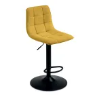 2 woonkamerstoelen met stoffen zitting in verschillende kleuren - Corrente Viadurini