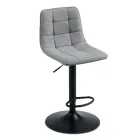 2 woonkamerstoelen met stoffen zitting in verschillende kleuren - Corrente Viadurini