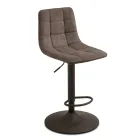 2 woonkamerstoelen met stoffen zitting in verschillende kleuren - Corrente Viadurini