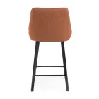 2 woonkamerkrukken gemaakt met stoffen zitting en metalen poten - Negroni Viadurini