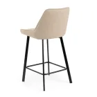 2 woonkamerkrukken gemaakt met stoffen zitting en metalen poten - Negroni Viadurini