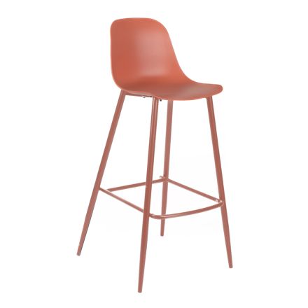 2 krukken gemaakt van polypropyleen en metalen structuur met voetsteun - Engel Viadurini