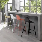 2 krukken gemaakt van polypropyleen en metalen structuur met voetsteun - Engel Viadurini