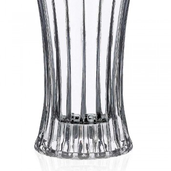 2 Design Decoratie Vazen in Transparant Eco Kristal Decorated Luxe - Senzatempo