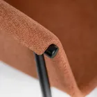 4 stoelen met stoffen zitting verkrijgbaar in verschillende afwerkingen - Toscane Viadurini