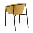 4 stoelen met stoffen zitting verkrijgbaar in verschillende afwerkingen - Toscane Viadurini