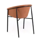 4 stoelen met stoffen zitting verkrijgbaar in verschillende afwerkingen - Toscane Viadurini