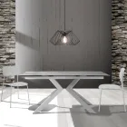 4 eetkamerstoelen in staal en polypropyleen - Aquila Viadurini