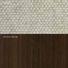 4 eetkamerstoelen van massief essenhout en stof Made in Italy - Sulu Viadurini