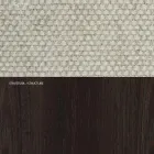 4 eetkamerstoelen van massief essenhout en stof Made in Italy - Sulu Viadurini