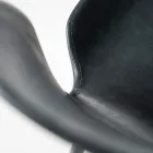 4 woonkamerstoelen in zacht aanvoelende kleuren en metalen poten - Spritz Viadurini