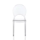 4 stapelbare buiten- en binnenstoelen van polycarbonaat - paard Viadurini