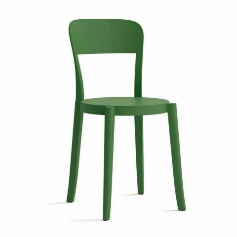 stapelbare polypropyleen stoelen voor buiten gemaakt in italie 4 stuks
