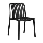 4 stapelbare tuinstoelen van polypropyleen en glasvezel - Orelia Viadurini