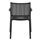 4 stapelbare tuinstoelen van uv-bestendig polypropyleen - Ondara Viadurini