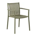 4 stapelbare tuinstoelen van uv-bestendig polypropyleen - Ondara Viadurini