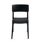 4 stapelbare woonkamerstoelen van polypropyleen in verschillende kleuren - Slancio Viadurini