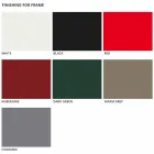 4 stapelbare stoelen in metaal en polypropyleen Made in Italy - Clarinda Viadurini