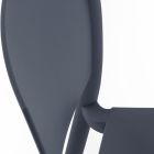 4 stapelbare stoelen volledig gemaakt van polypropyleen in verschillende kleuren - Mojito Viadurini