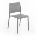 4 stapelbare stoelen volledig gemaakt van polypropyleen in verschillende kleuren - Mojito