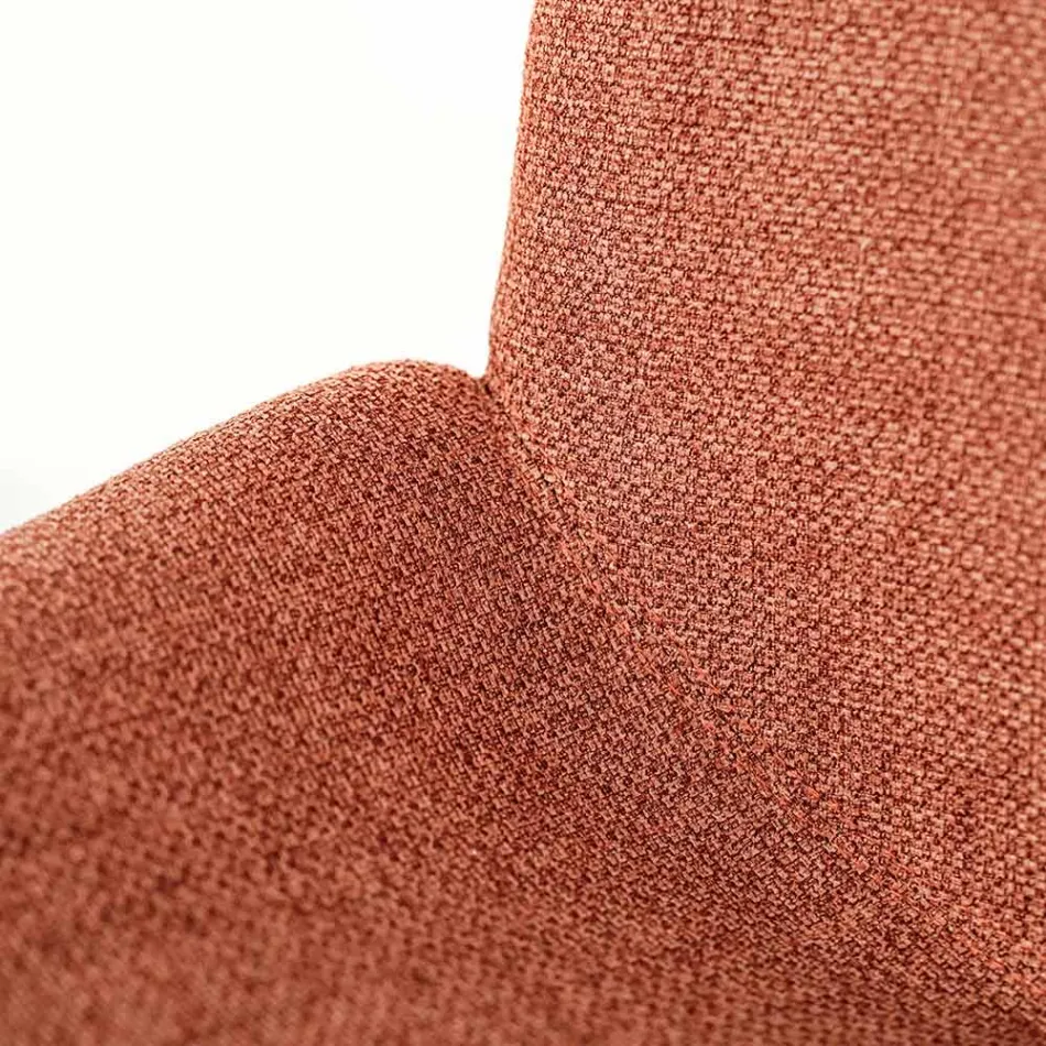 4 stoffen stoelen, structuur van polypropyleen en metalen poten - Patchulli Viadurini