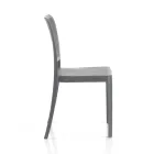 4 stapelbare binnen- en buitenstoelen van polypropyleen - Pauw Viadurini