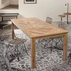 4 Eetkamerstoelen in staal en geweven door Kubu Homemotion - Kendall Viadurini