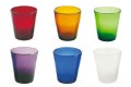 12 glazen Water Craft Service van gekleurd geblazen glas - Yucatan