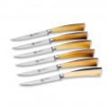 6 Smooth Blade Knives, Berti Exclusive voor Viadurini - Andalo