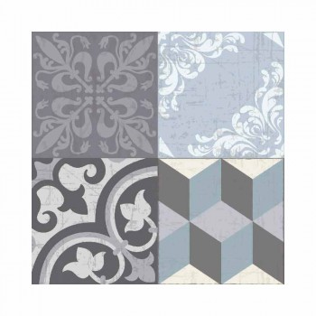 6 wasbare Amerikaanse placemats in pvc en polyester met patroon - Belita