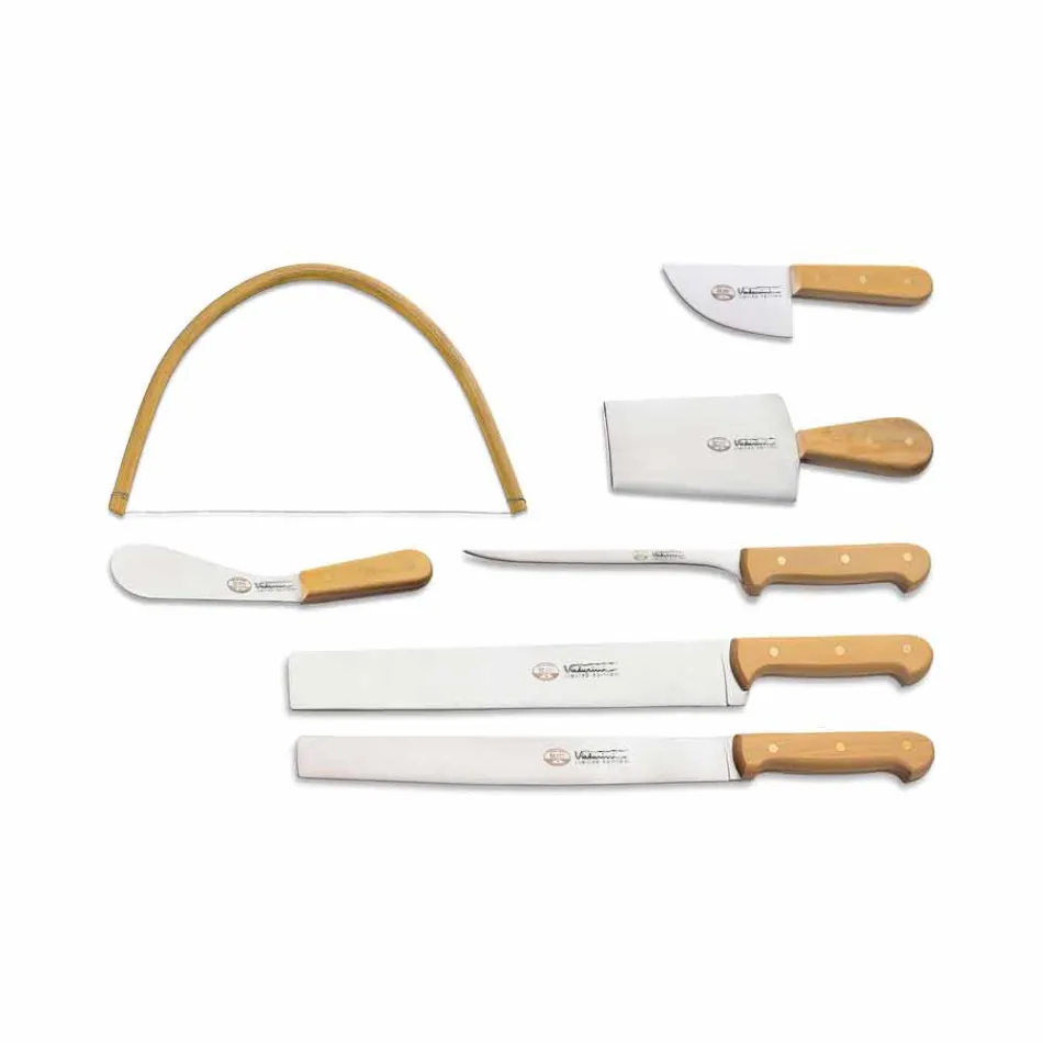 7 Berti Italiaanse roestvrijstalen messen, exclusief voor Viadurini - Alessano Viadurini