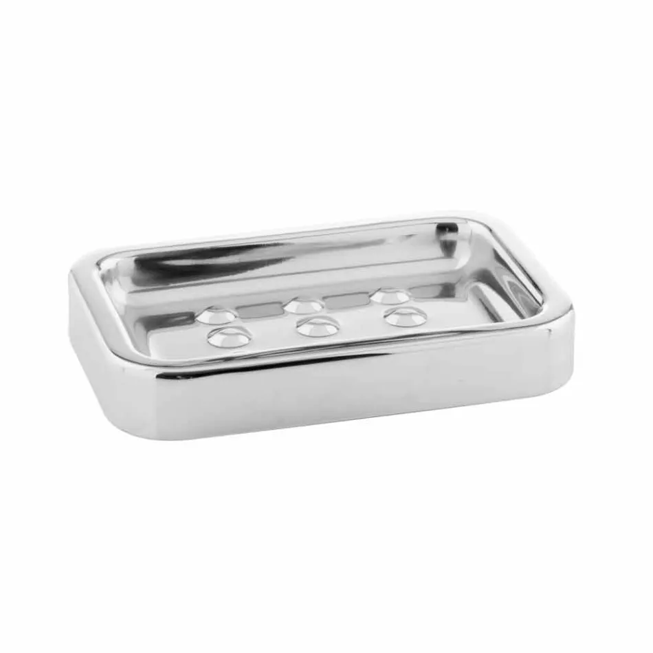 Vrijstaande badkameraccessoires in roestvrij staal verchroomd - glanzend Viadurini