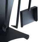 Haardaccessoires in gelakt staal Made in Italy 3 stuks - Virgil Viadurini