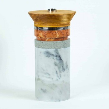 Aperitiefaccessoires Cocktailinstrumenten in marmer, hout en staal - Norman