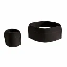 4-delige geregenereerde lederen bureau-accessoires Made in Italy - Ebe Viadurini