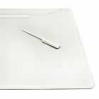 4-delige geregenereerde lederen bureau-accessoires Made in Italy - Ebe Viadurini