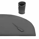 Bureau-accessoires in geregenereerd leer 4 stuks Made in Italy - Medea Viadurini