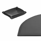 Bureau-accessoires in geregenereerd leer 4 stuks Made in Italy - Medea Viadurini