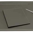 Bureau-accessoires in geregenereerd leer 5 stuks Made in Italy - Ebe Viadurini