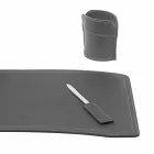Accessoires 4-delig geregenereerd lederen bureau Made in Italy - Brando Viadurini
