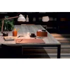 Accessoires 4-delig geregenereerd lederen bureau Made in Italy - Brando Viadurini