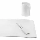 Accessoires 4-delig geregenereerd lederen bureau Made in Italy - Brando Viadurini