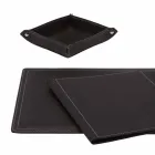 Accessoires 5-delig geregenereerd leren bureau Gemaakt in Italië - Ascanio Viadurini