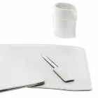 Accessoires 5-delig geregenereerd lederen bureau Made in Italy - Brando Viadurini